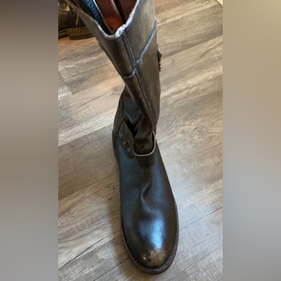 Bed Stu GoGo Lug Boots in Black Lux. - Picture 3 of 8